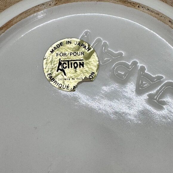 Vintage Japan Red Rose Flower Trinket Jewelry Box Ceramic Lid Round - Picture 4 of 8